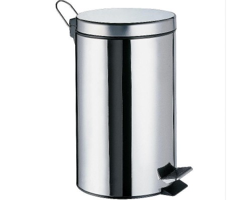 Ведро для мусора WasserKRAFT K-635 цвет Хром