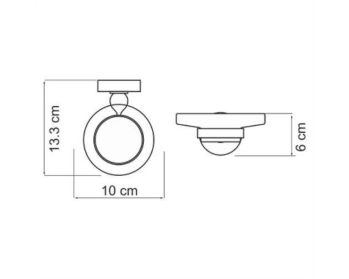 Мыльница WasserKRAFT Aland K-8529 цвет Хром