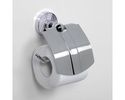 Держатель туалетной бумаги WasserKRAFT Aland K-8525 с крышкой цвет Хром