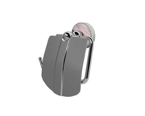 Держатель туалетной бумаги WasserKRAFT Aland K-8525 с крышкой цвет Хром