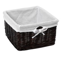 Корзина для аксессуаров WasserKRAFT Alme WB-150-L цвет Темно-коричневый