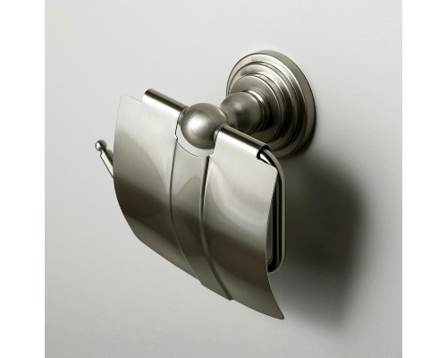 Держатель туалетной бумаги WasserKRAFT Ammer K-7025 с крышкой цвет Никель