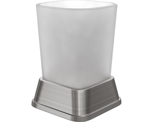 Стакан для зубных щеток WasserKRAFT Amper K-5428N цвет Никель