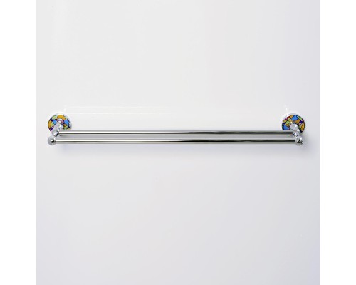 Полотенцедержатель WasserKRAFT Diemel K-2240 двойной цвет Хром