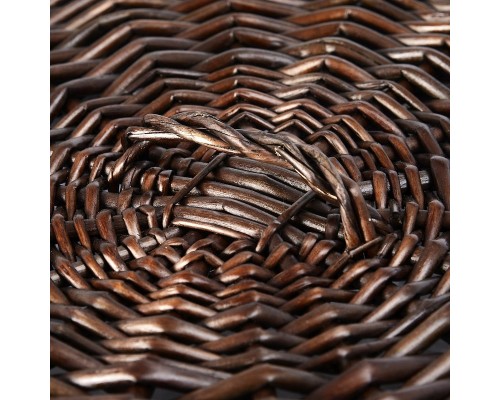 Корзина для белья WasserKRAFT Donau WB-530-M цвет Темно-коричневый