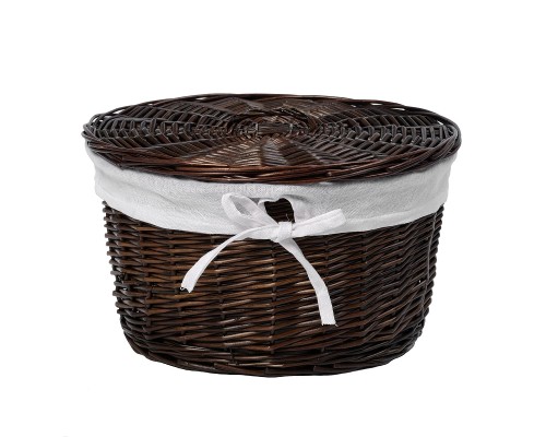 Корзина для белья WasserKRAFT Donau WB-530-M цвет Темно-коричневый