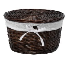 Корзина для белья WasserKRAFT Donau WB-530-M цвет Темно-коричневый