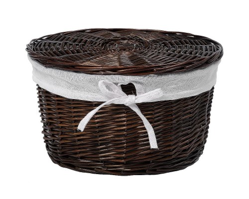 Корзина для белья WasserKRAFT Donau WB-530-M цвет Темно-коричневый