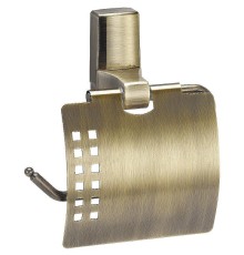 Держатель туалетной бумаги WasserKRAFT Exter K-5225 с крышкой цвет Светлая бронза