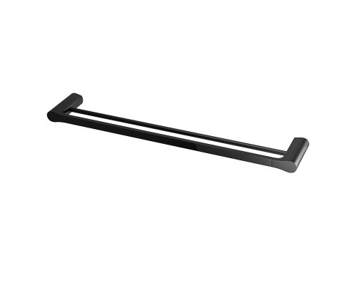 Полотенцедержатель WasserKRAFT Glan K-5140 двойной цвет Черный глянец