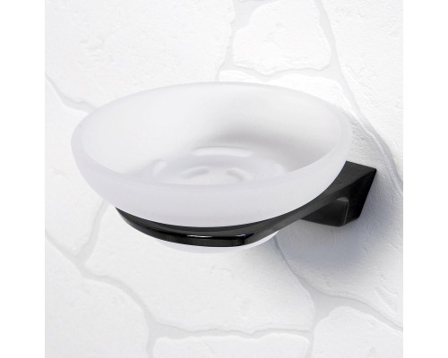 Мыльница WasserKRAFT Glan K-5129 цвет Черный глянец