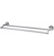 Полотенцедержатель WasserKRAFT Isen K-4040 двойной цвет Хром