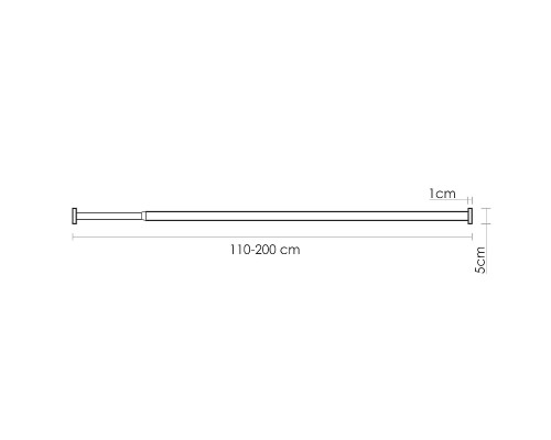 Карниз для ванны WasserKRAFT Kammel SC-831120 цвет Белый