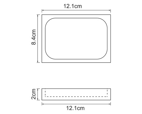 Мыльница WasserKRAFT Kammel K-9129 цвет Белый мрамор