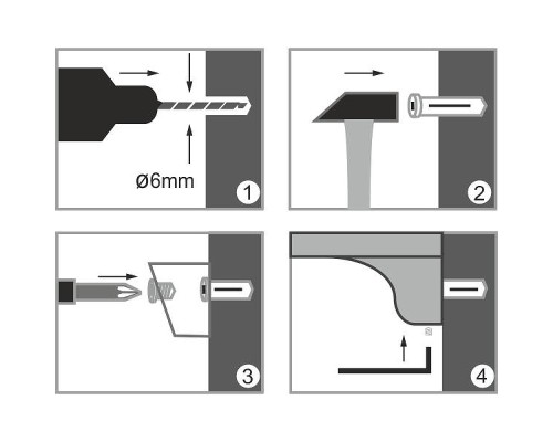 Крючок WasserKRAFT Kammel K-8323W цвет Белый матовый