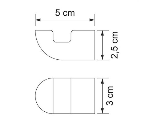 Крючок WasserKRAFT Kammel K-8323W цвет Белый матовый