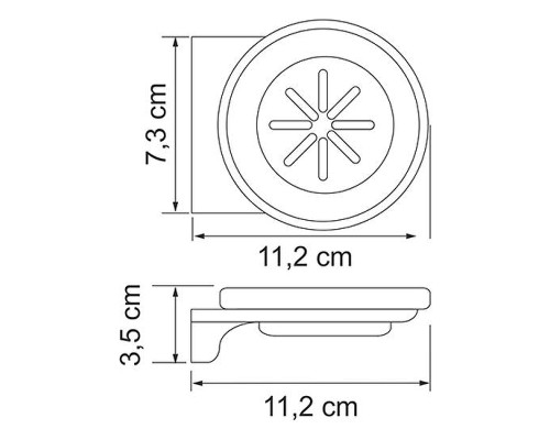 Мыльница WasserKRAFT Kammel K-8329W цвет Белый матовый