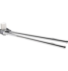 Полотенцедержатель WasserKRAFT Leine K-5031W поворотный цвет Хром глянцевый Белый