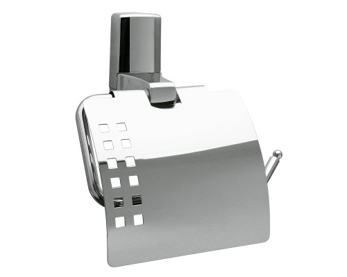 Держатель туалетной бумаги WasserKRAFT Leine K-5025 с крышкой цвет Хром