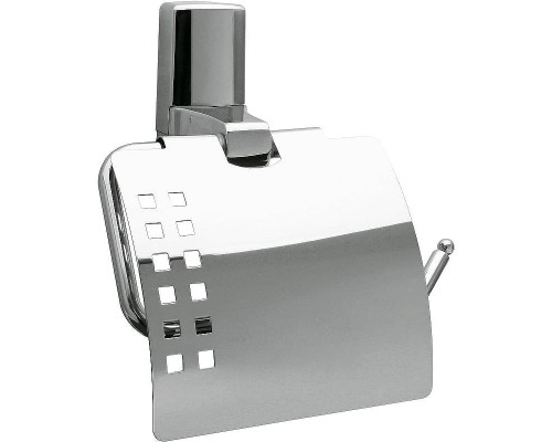 Держатель туалетной бумаги WasserKRAFT Leine K-5025 с крышкой цвет Хром