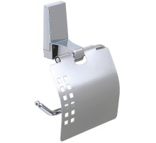 Держатель туалетной бумаги WasserKRAFT Lopau K-6025 с крышкой цвет Хром