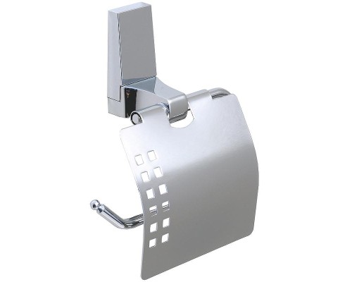 Держатель туалетной бумаги WasserKRAFT Lopau K-6025 с крышкой цвет Хром