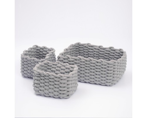 Набор корзин WasserKRAFT Mindel WB-850 Set цвет Серый