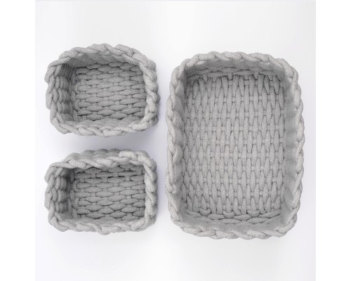 Набор корзин WasserKRAFT Mindel WB-850 Set цвет Серый