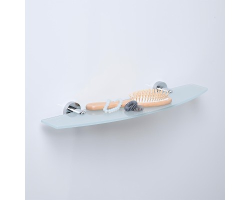 Стеклянная полка WasserKRAFT Mosel K-46624 цвет Хром