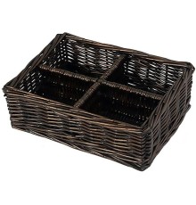 Корзина для аксессуаров WasserKRAFT Neime WB-190-S цвет Темно-коричневый