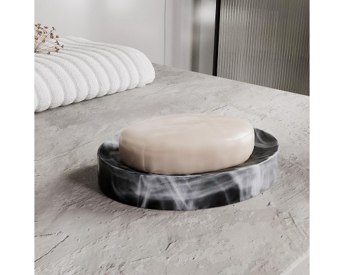 Мыльница WasserKRAFT Neime K-1929 цвет Черный Белый