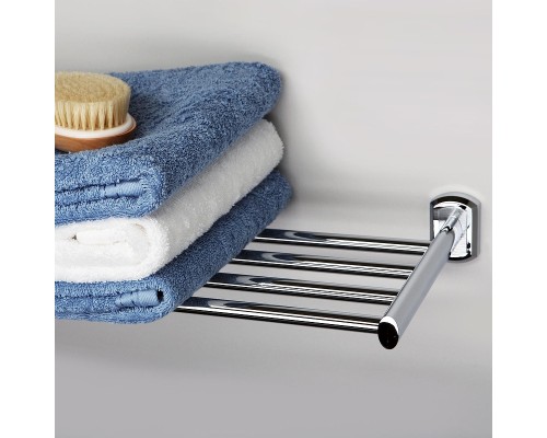 Полка для полотенец WasserKRAFT Oder K-3011 цвет Хром