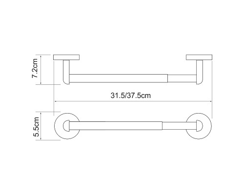 Держатель бумажных полотенец WasserKRAFT Rhein K-6291 цвет Хром