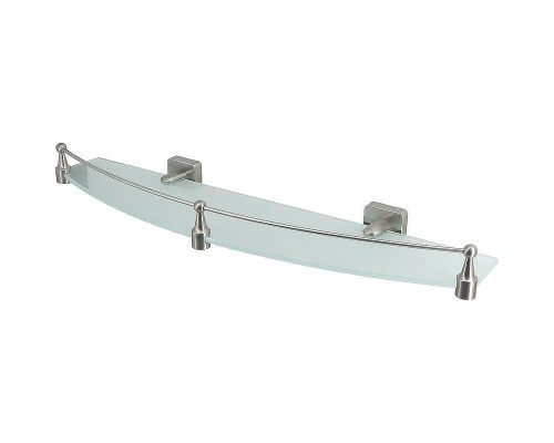 Стеклянная полка WasserKRAFT Rhin K-8744 цвет Хром