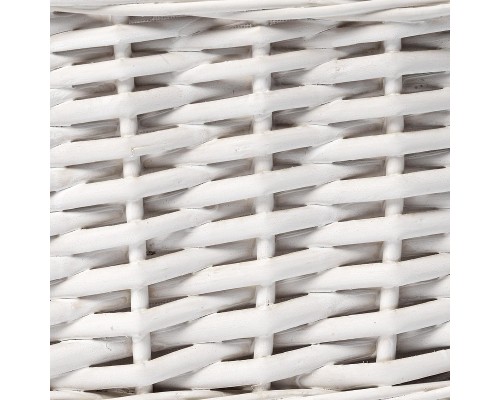 Корзина для белья WasserKRAFT Vils WB-560-M с крышкой цвет Белый