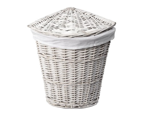 Корзина для белья WasserKRAFT Vils WB-560-M с крышкой цвет Белый