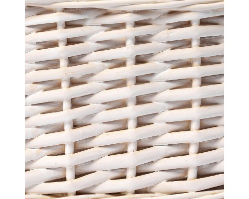 Корзина для белья WasserKRAFT Vils WB-560-L с крышкой цвет Белый