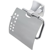 Держатель туалетной бумаги WasserKRAFT Wern K-2525 с крышкой цвет Хром