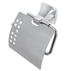 Держатель туалетной бумаги WasserKRAFT Wern K-2525 с крышкой цвет Хром