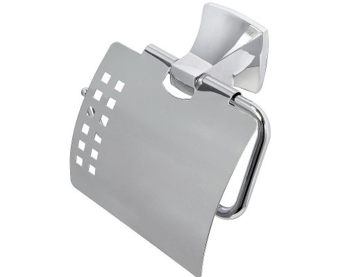 Держатель туалетной бумаги WasserKRAFT Wern K-2525 с крышкой цвет Хром