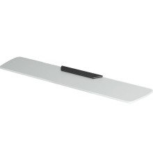 Стеклянная полка WasserKRAFT Wiese K-8924 цвет Оружейная сталь