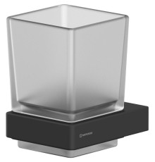 Стакан для зубных щеток Whitecross Ergo black ER2230BL Черный матовый