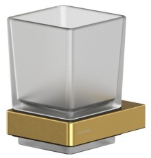 Стакан для зубных щеток Whitecross Cubo gunmetal CU2430GM Оружейная сталь