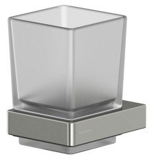 Стакан для зубных щеток Whitecross Cubo nickel brushed CU2430NIB Брашированный никель