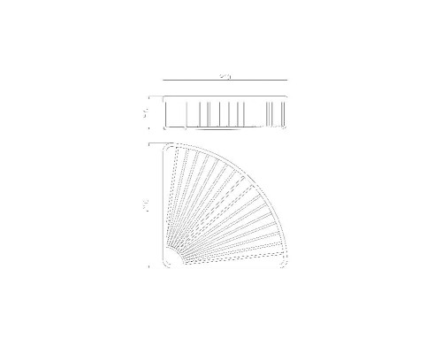 Полка корзина Wonzon & Woghand WW-4118 угловая цвет Хром
