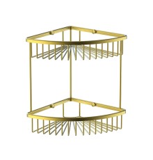 Полка корзина Wonzon & Woghand WW-4128-BG угловая цвет Брашированное золото