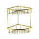 Полка корзина Wonzon & Woghand WW-4128-BG угловая цвет Брашированное золото