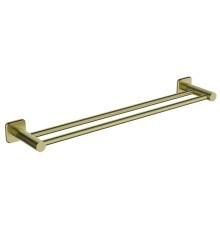 Полотенцедержатель Wonzon & Woghand WW-V1102-BG двойной цвет Брашированное золото