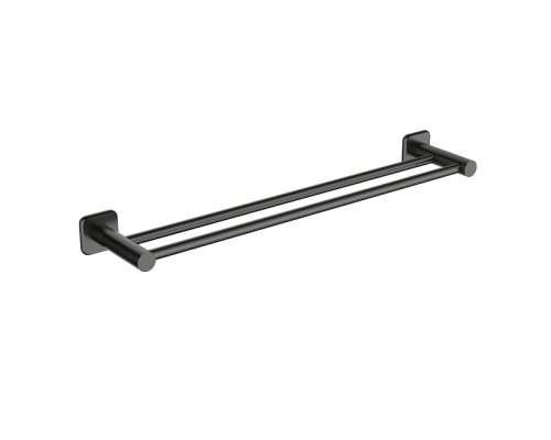 Полотенцедержатель Wonzon & Woghand WW-V1102-GM двойной цвет Темный графит