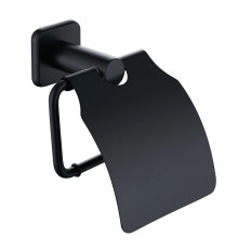 Держатель туалетной бумаги Wonzon & Woghand WW-V1802-GM с крышкой цвет Темный графит